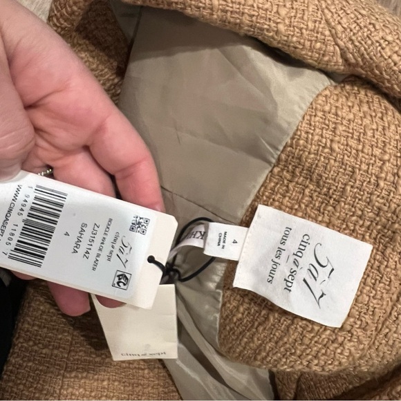 NWT Cinq a Sept Boucle Khloe Blazer - Picture 11 of 12